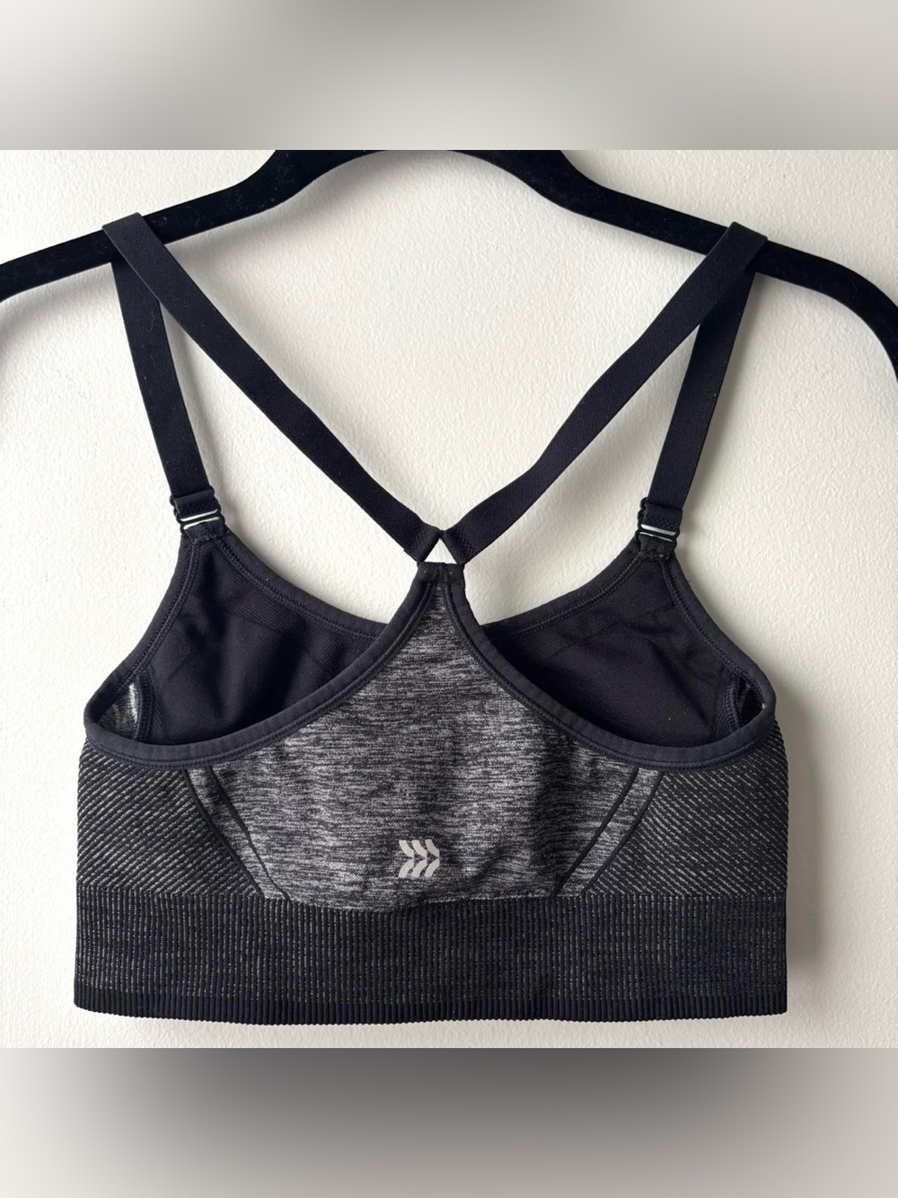 All in Motion black and grey racerback sports bra - Picture 4 of 6